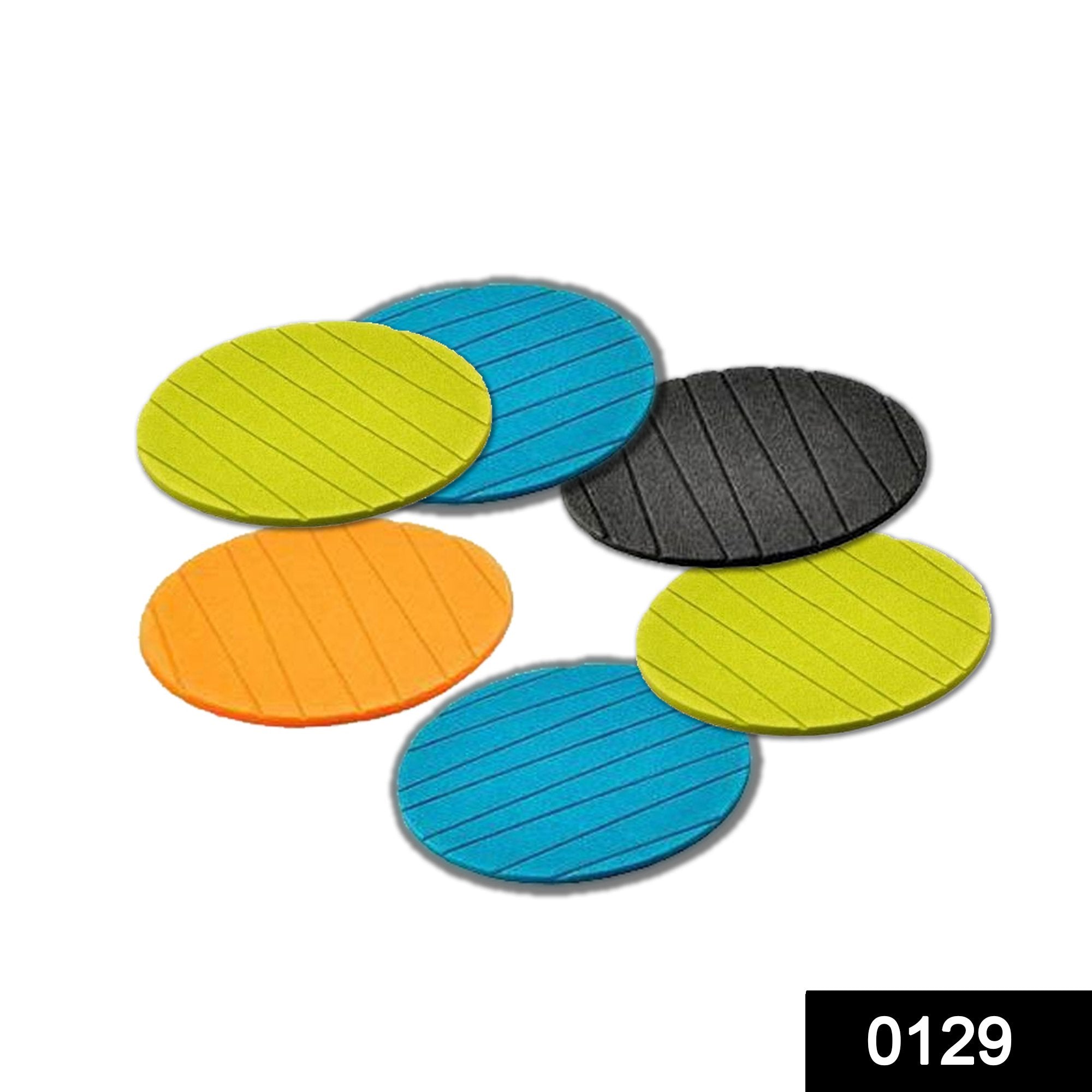 0129 6 pcs Useful Round Shape Plain Silicone Cup Mat Coaster Drinking Tea Coffee Mug Wine Mat for Home - SkyShopy 0129 6 pcs Useful Round Shape Plain Silicone Cup Mat Coaster Drinking Tea Coffee Mug Wine Mat for Home - SkyShopy